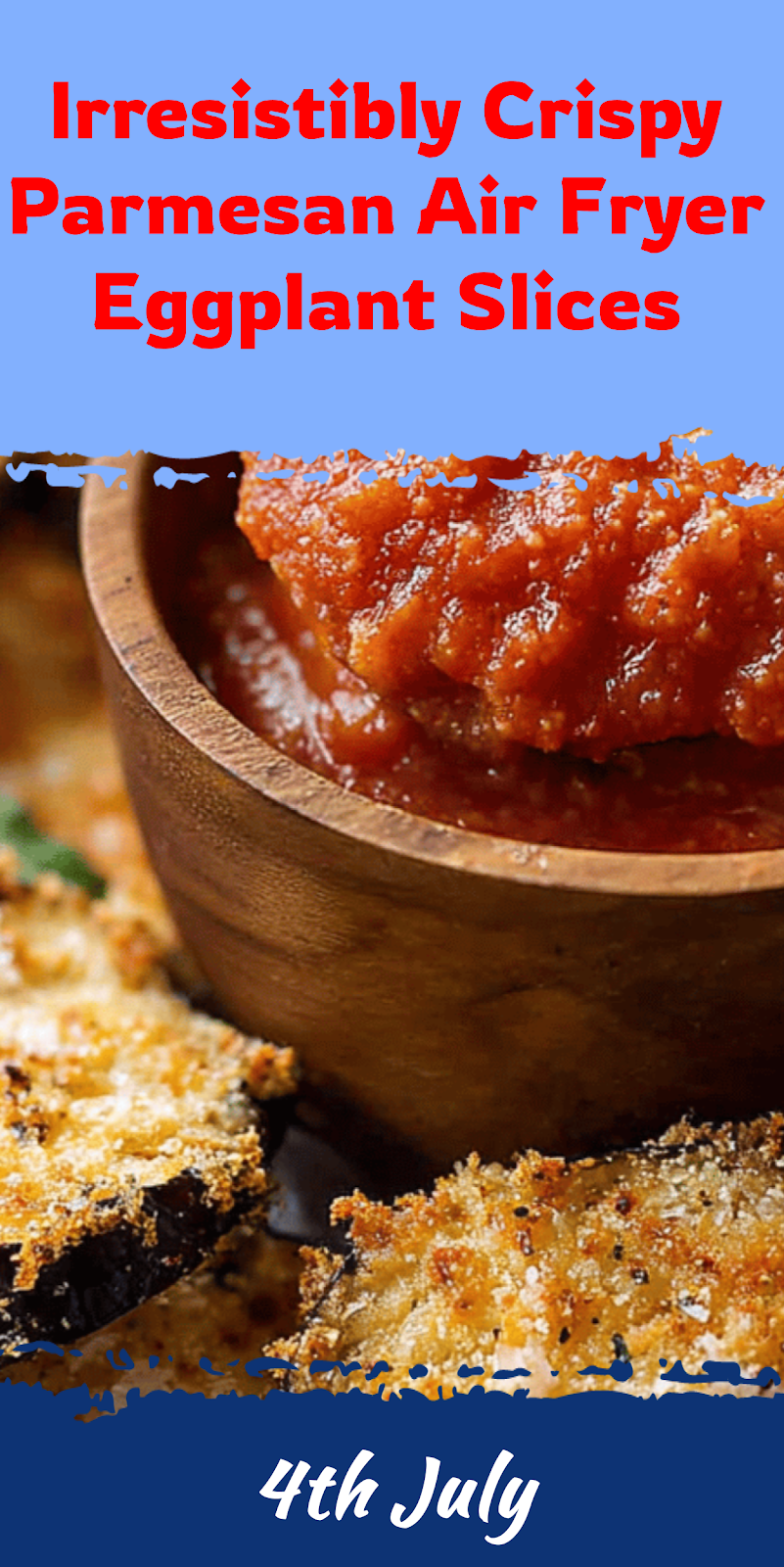 Crispy Parmesan Air Fryer Eggplant Slices