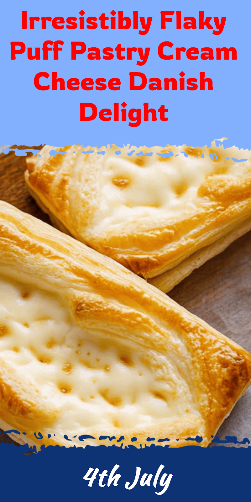 Flaky Puff Pastry Cream Cheese Danish Delight