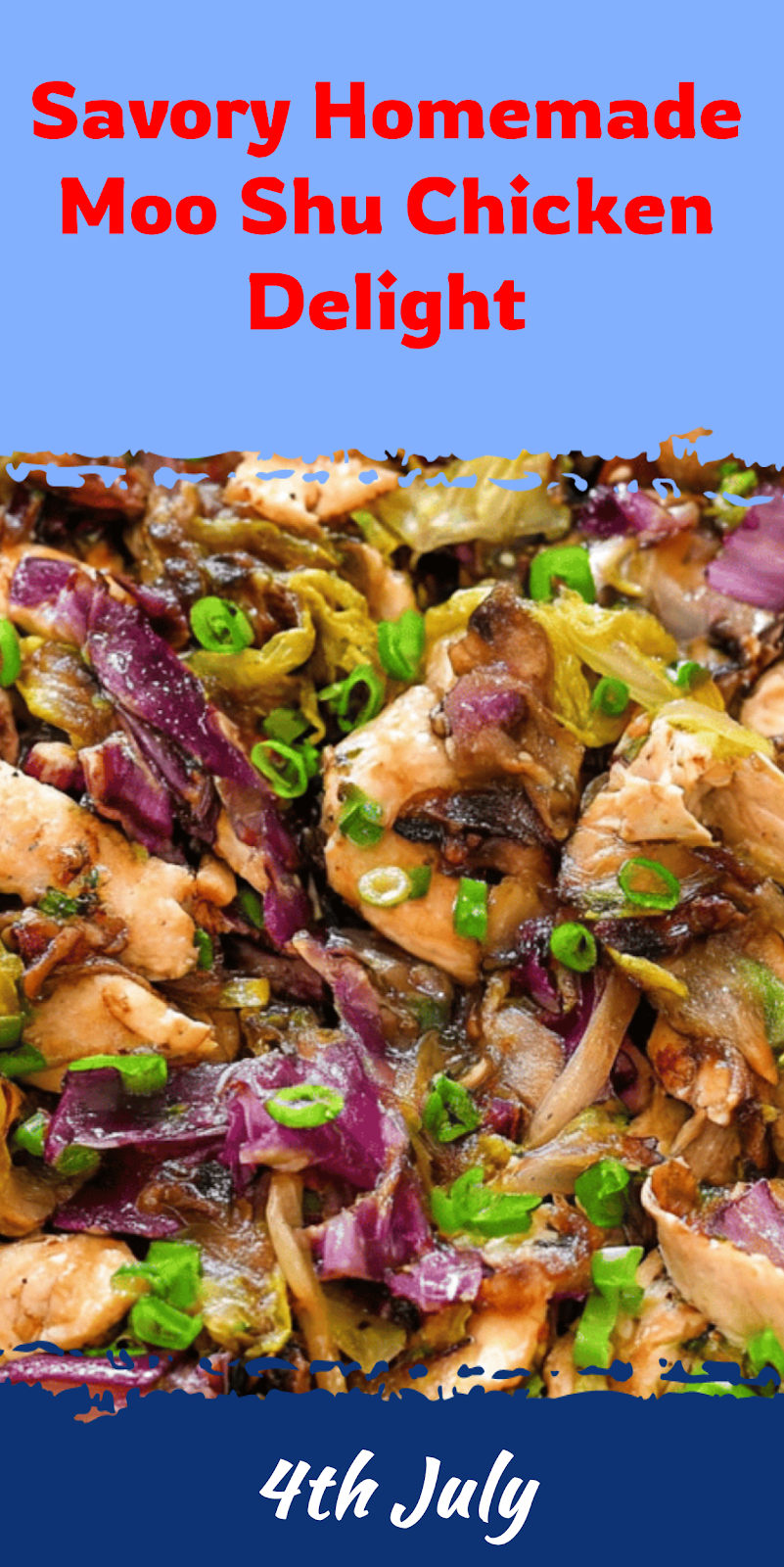 Homemade Moo Shu Chicken Delight