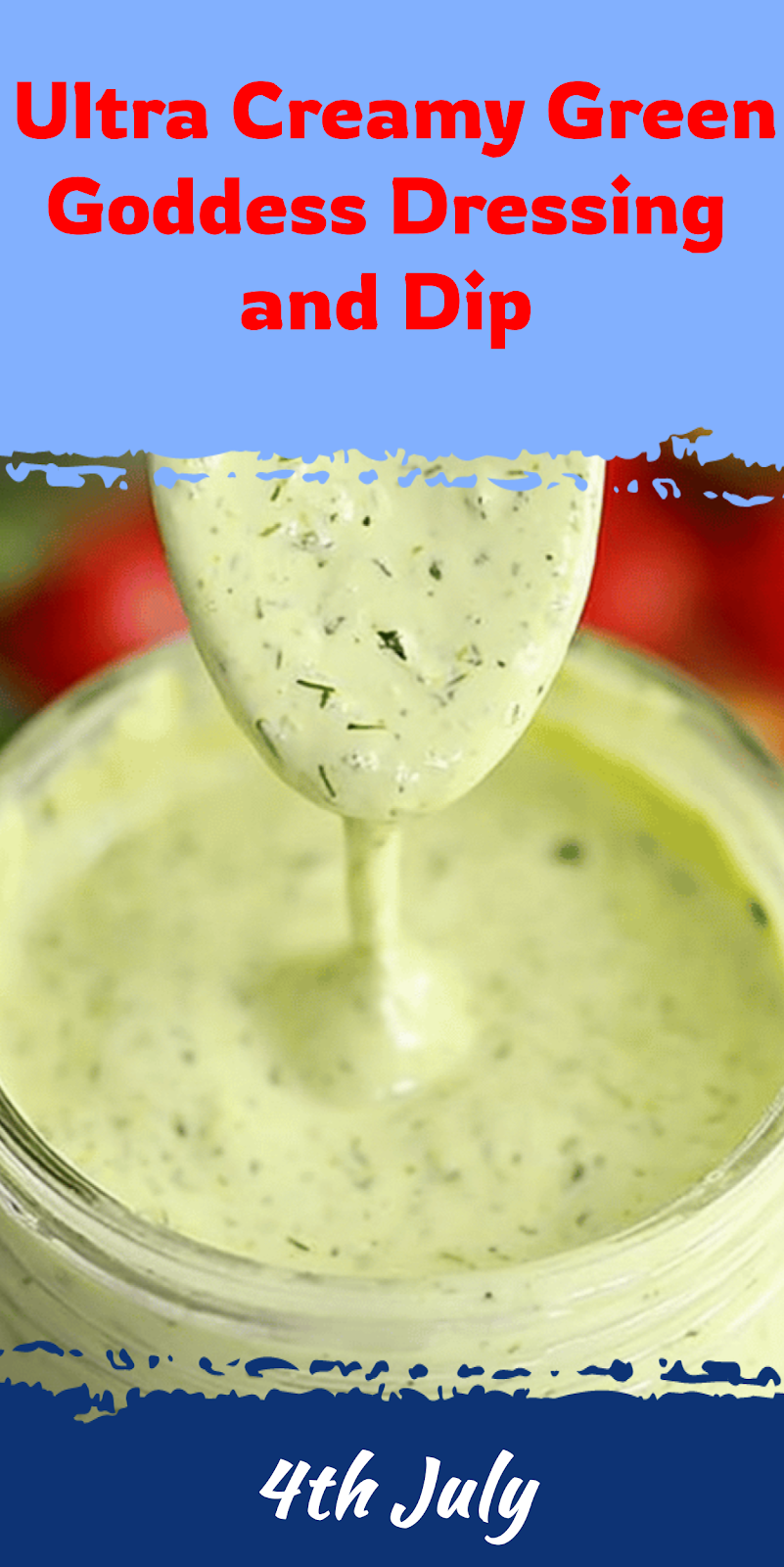 Creamy Green Goddess Dressing and Dip