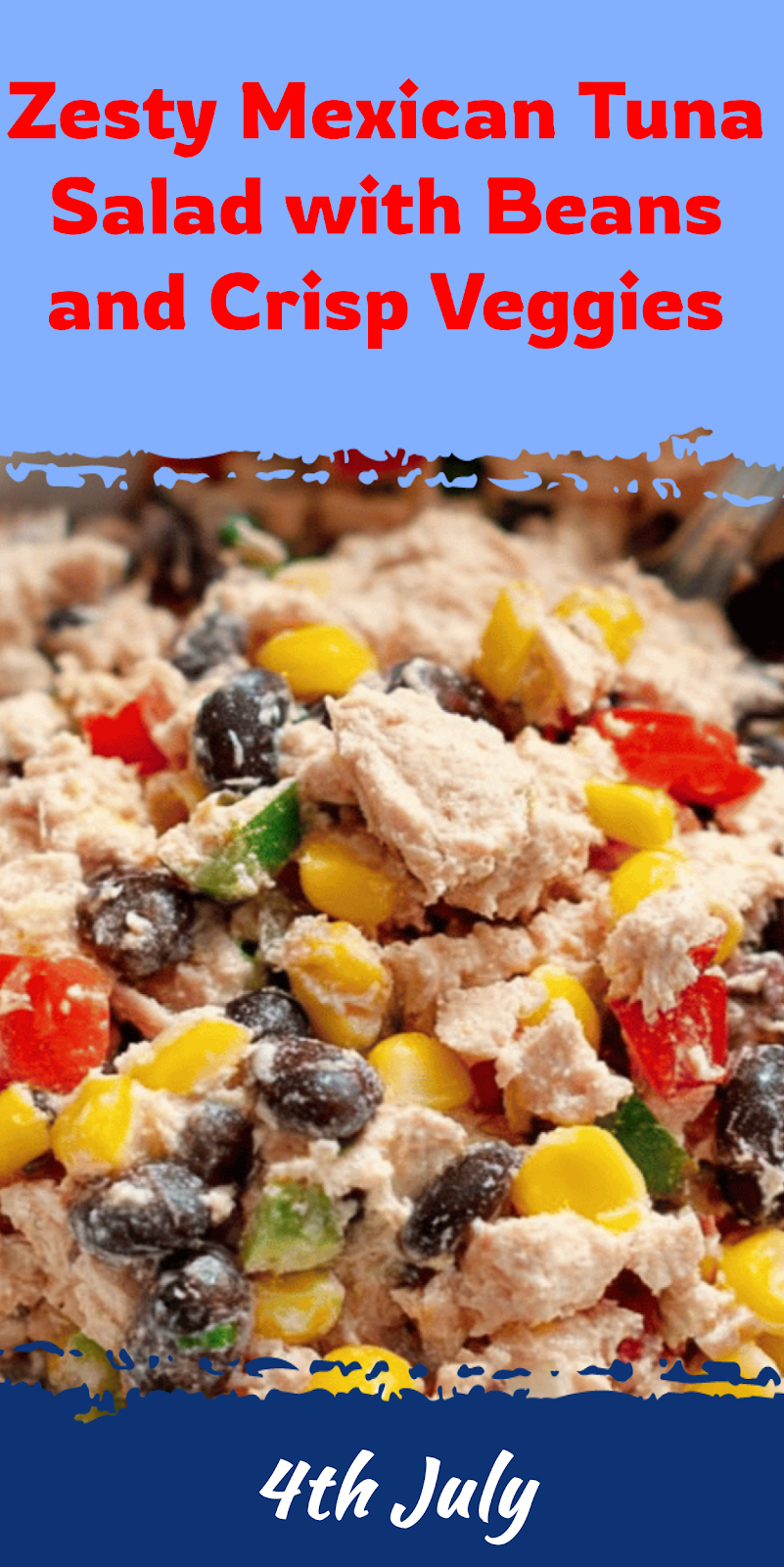 Zesty Mexican Tuna Salad with Beans and Veggies