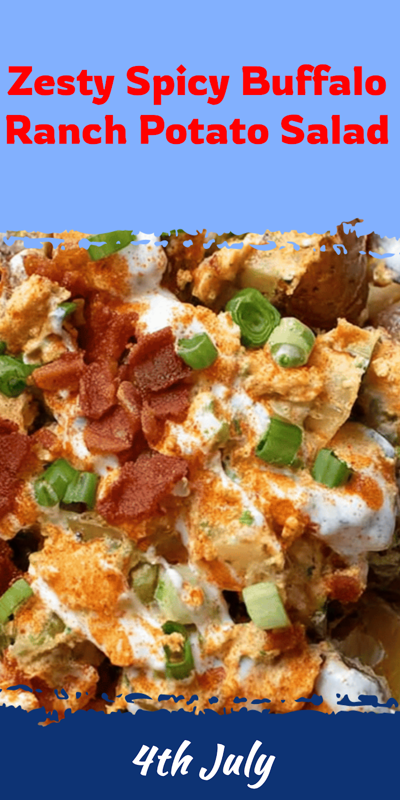Spicy Buffalo Ranch Potato Salad